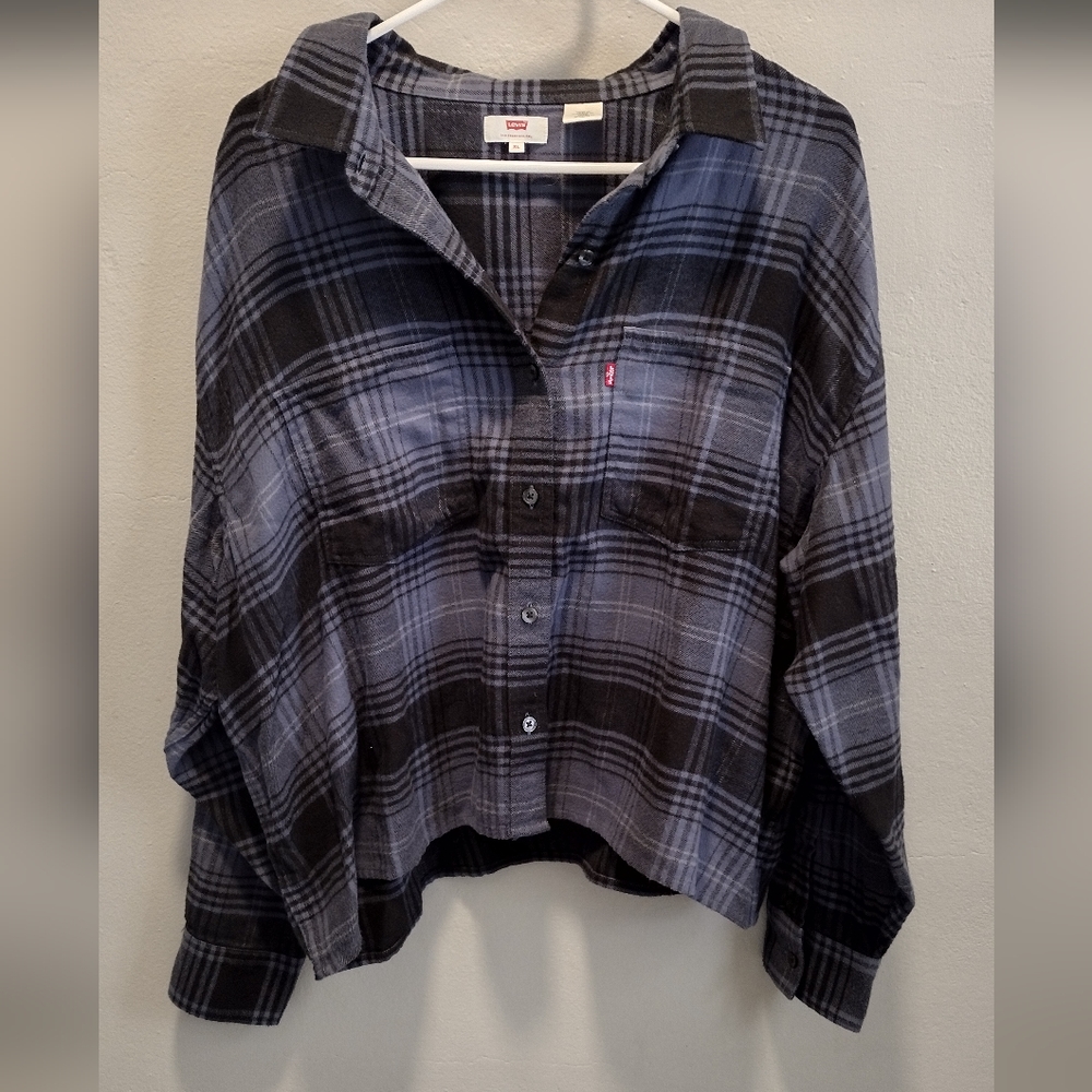 Levi Cropped Flannel